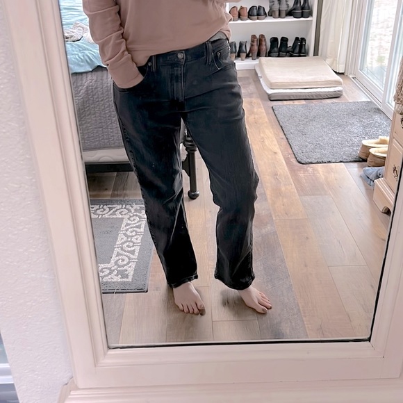 Vintage Levi’s 569 Relaxed Loose Fit Jeans Black Sits Below Waist 33 x 32 - Picture 2 of 16